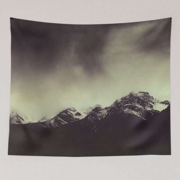 Item preview, Shadow Mountains - Cloudy Italian Alps designed and sold by Dyrk Wyst Redbubble Shop.