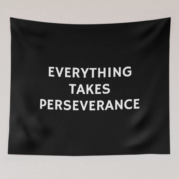 Item preview, Best motivational phrases - Everything takes perseverance - motivation quote designed and sold by Inspirationmotivation.