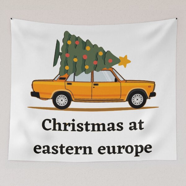 Item preview, Lada carrying a christmas tree designed and sold by olahdan.