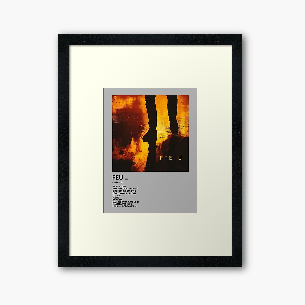 Poster Fire - Nekfeu – RE4L POSTERS