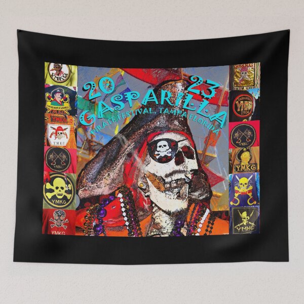 Item preview, Gasparilla 2023 Jose and YMK patches designed and sold by David Lee Thompson.