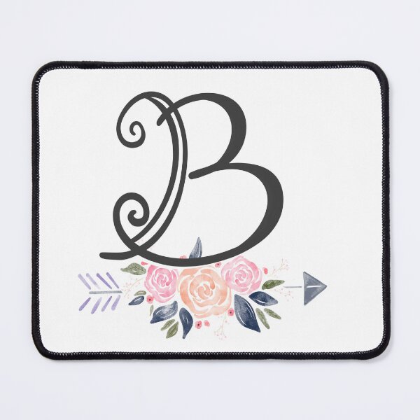 Item preview, Letter B Monogram Watercolor Roses designed and sold by MandyRosko.