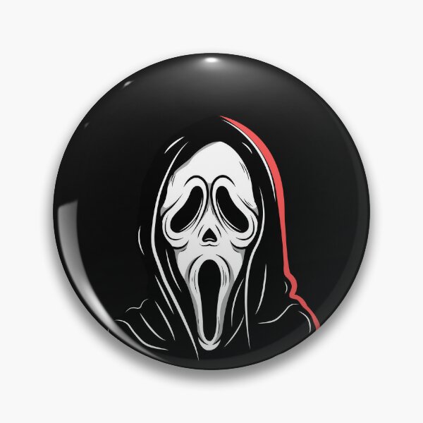 melted Ghost face, Scream movie, extra scary Sticker for Sale by Dolphi-s