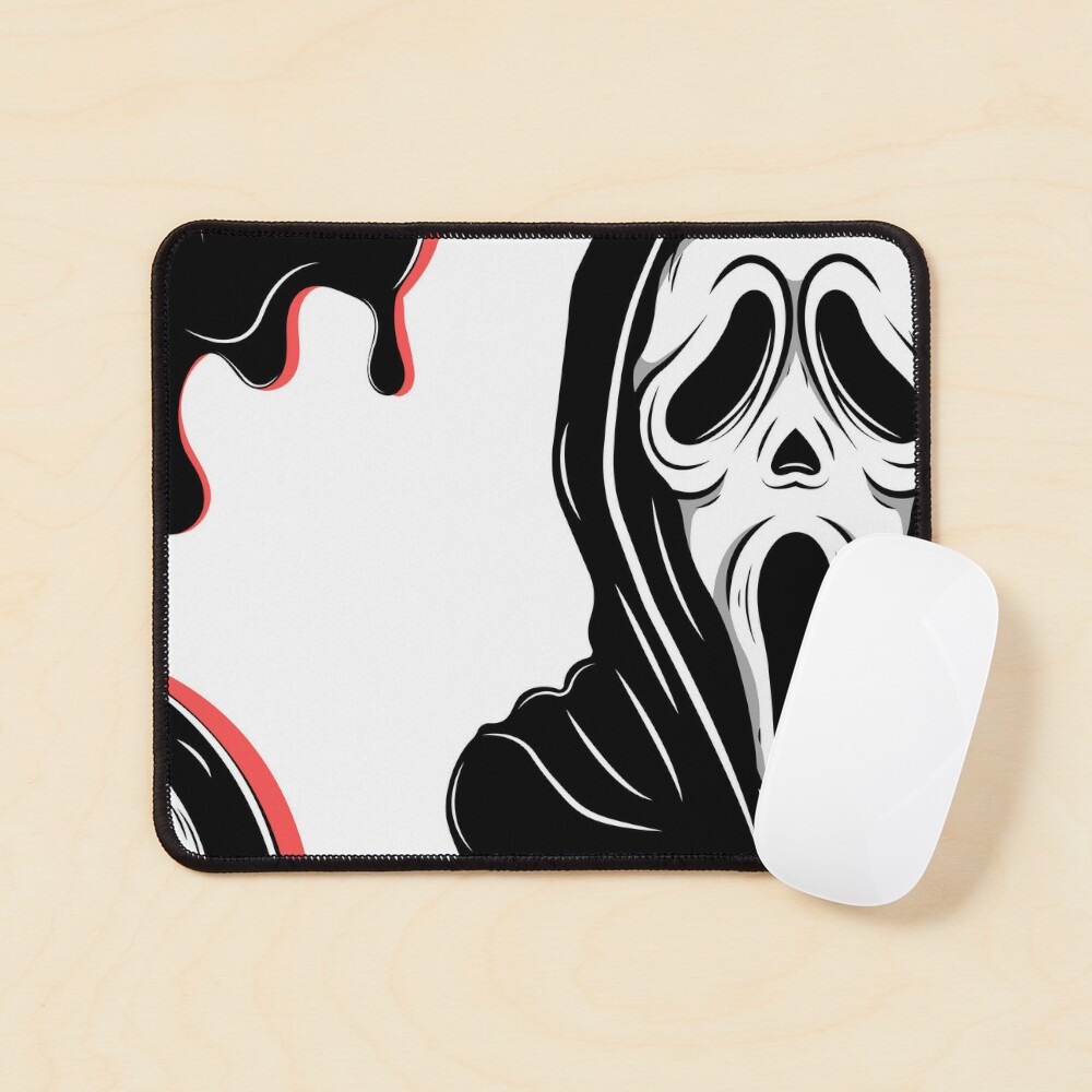 melted Ghost face, Scream movie, extra scary Sticker for Sale by Dolphi-s