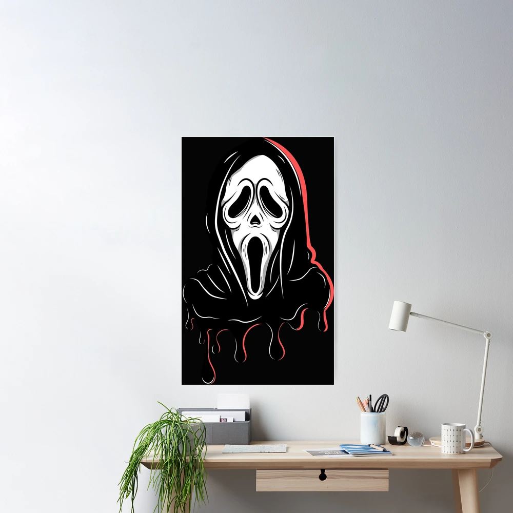 Ghost Face Scream Movie Drying Mat 18x24 Dish Mat 