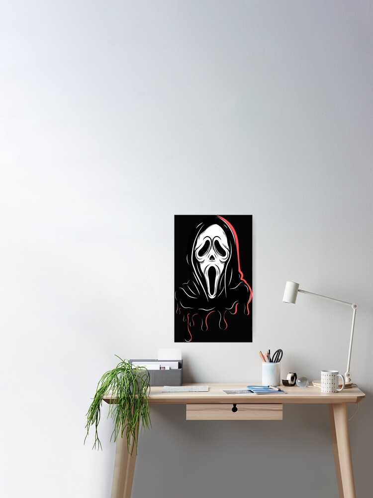 Ghost Face Scream Movie Drying Mat 18x24 Dish Mat 