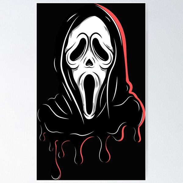 Ghost Face Scream Movie Drying Mat 18x24 Dish Mat 