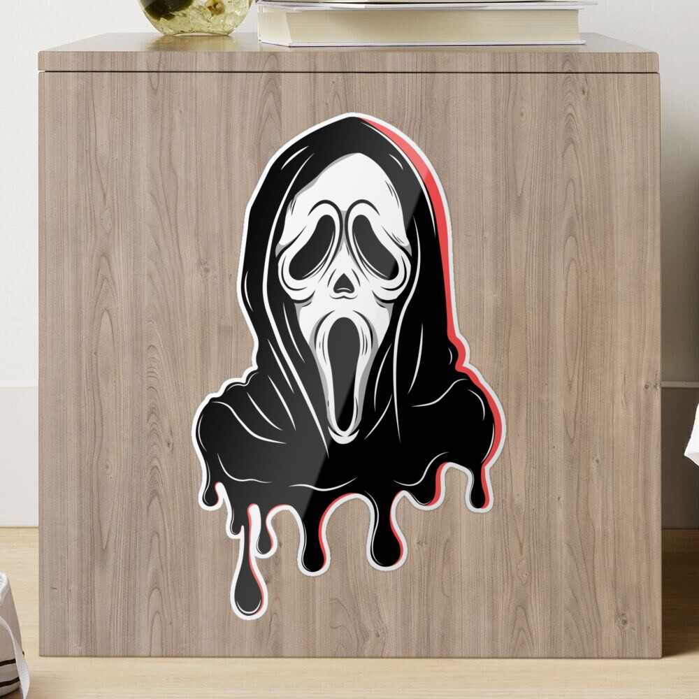 melted Ghost face, Scream movie, extra scary | Poster