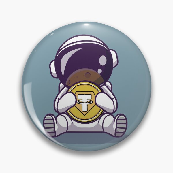 Item preview, Crypto Astronaut Tether USDT coin designed and sold by Crypmetal.