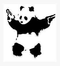 Banksy - Panda With Guns Photographic Print
