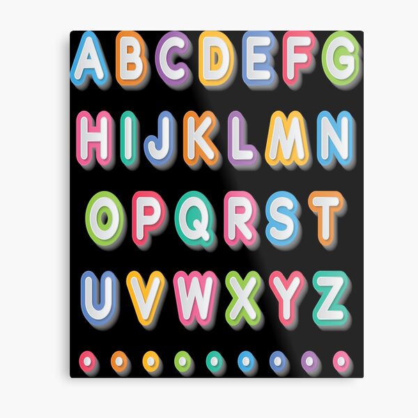 all alphabet lore kids Metal Print for Sale by fatimashop2023