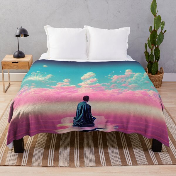 Item preview, Vaporwave Ocean Man designed and sold by wallycobra.