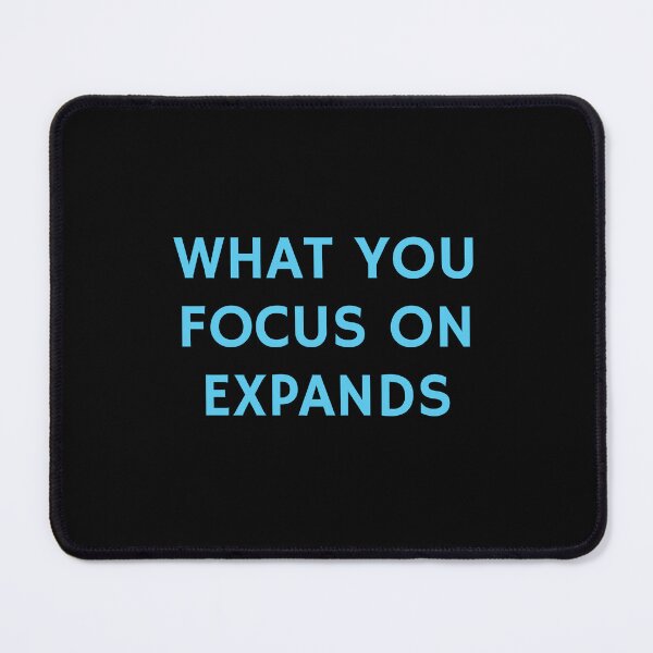 Item preview, WHAT YOU FOCUS ON EXPANDS - best motivational quotes designed and sold by Inspirationmotivation.