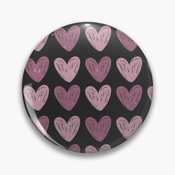 Item preview, Painted Mauve Pink Hearts Pattern designed and sold by HappyLifeCreate.