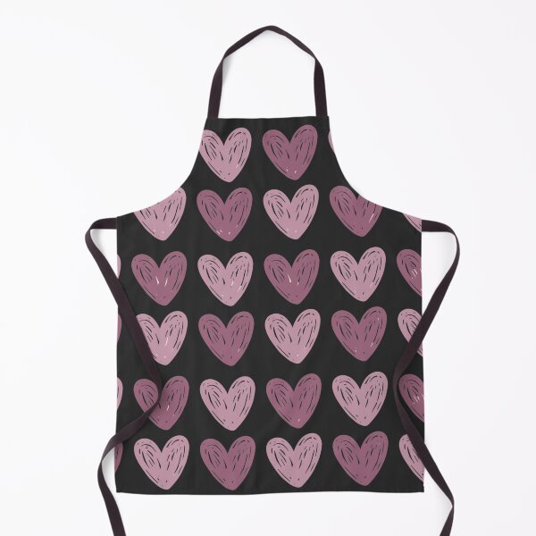 Item preview, Painted Mauve Pink Hearts Pattern designed and sold by HappyLifeCreate.