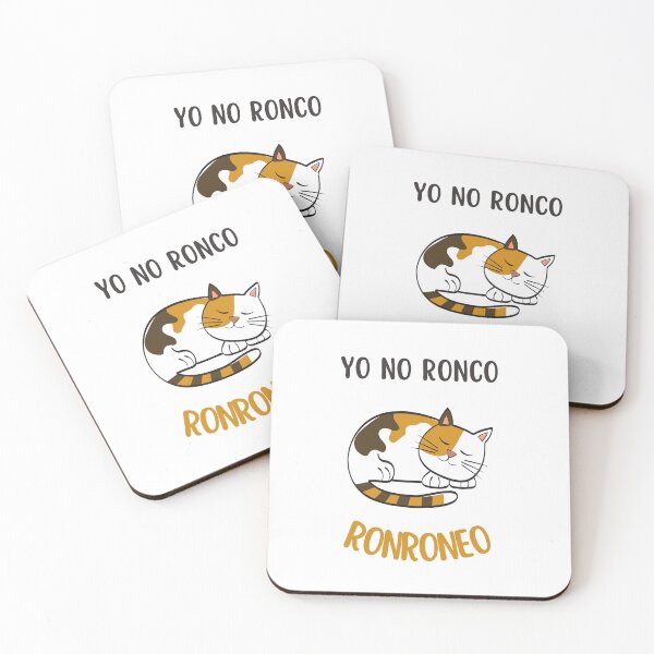 Item preview, yo no ronco, ronroneo designed and sold by FedoraDesign.