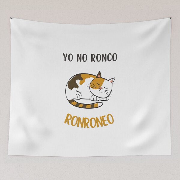 Item preview, yo no ronco, ronroneo designed and sold by FedoraDesign.