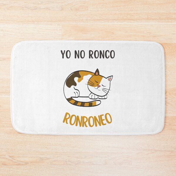 Item preview, yo no ronco, ronroneo designed and sold by FedoraDesign.
