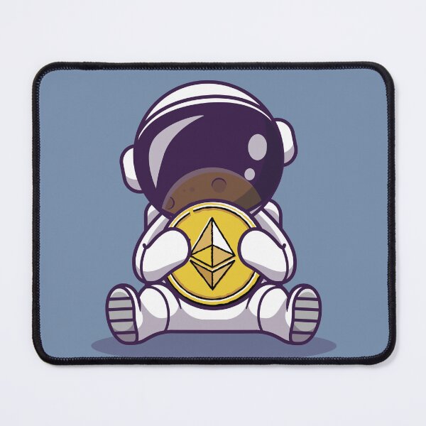 Item preview, Crypto astronaut Ethereum eth coin designed and sold by Crypmetal.