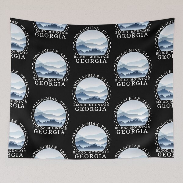 Item preview, Appalachian Trail Hikers Hiking at Blood Mountain Georgia designed and sold by CharJens.