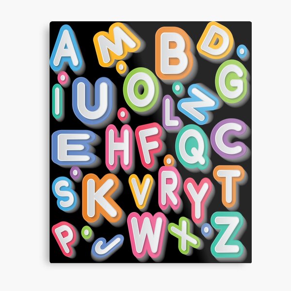 all alphabet lore kids Metal Print for Sale by fatimashop2023