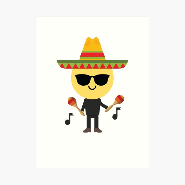 "Maraca Emoji " Art Print by HippoEmo Redbubble