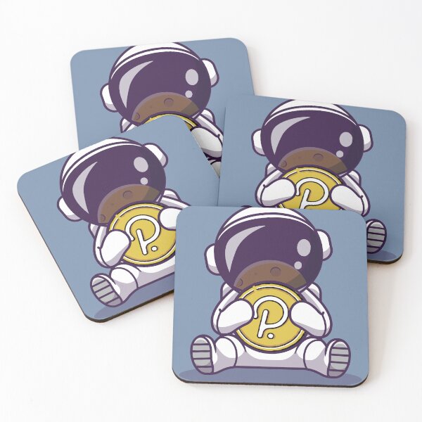 Item preview, Crypto astronaut Polkadot coin designed and sold by Crypmetal.