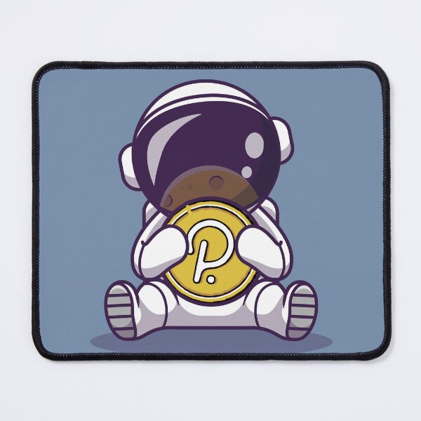 Item preview, Crypto astronaut Polkadot coin designed and sold by Crypmetal.