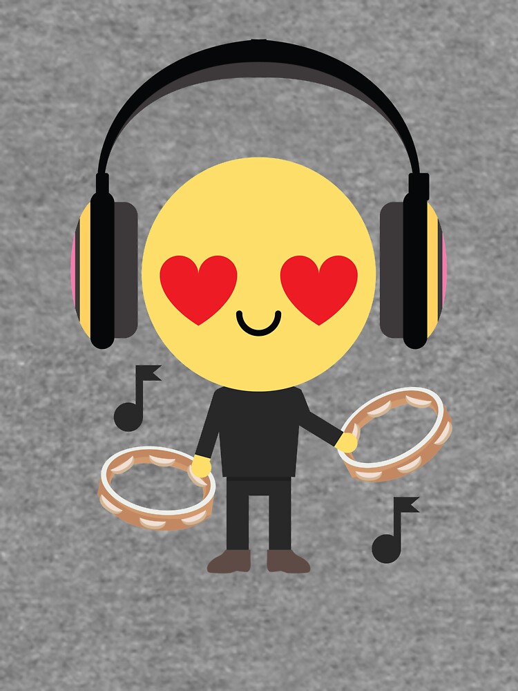 "Tambourine Emoji " Lightweight Sweatshirt by HippoEmo Redbubble