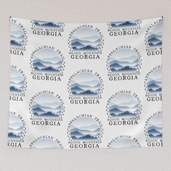 Item preview, Appalachian Trail Hikers Hiking at Blood Mountain Georgia designed and sold by CharJens.
