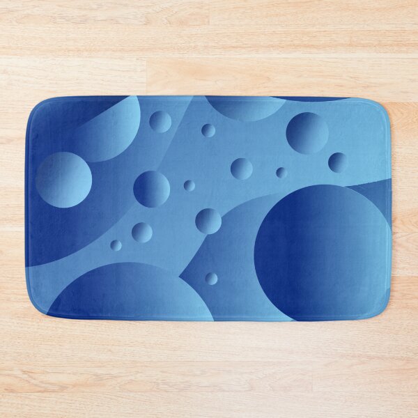 Item preview, Floating bubbles modern graphic blue designed and sold by TipTopTapo.