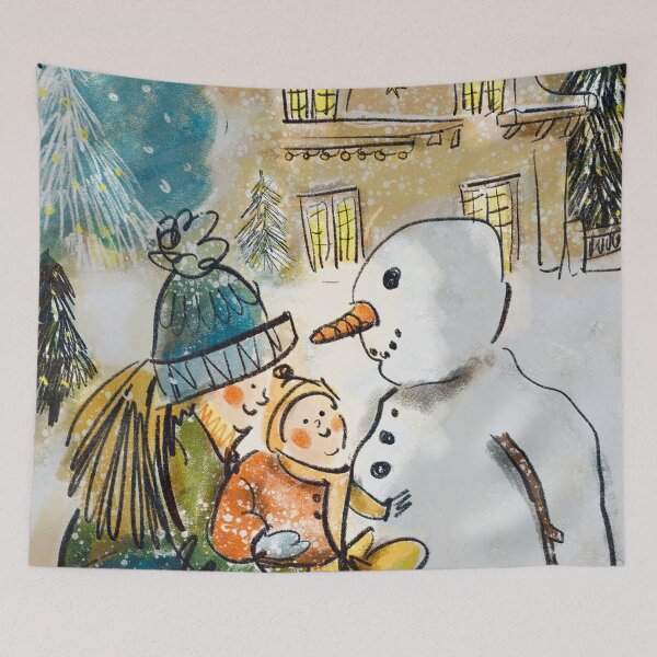 Item preview, Building a Snowman designed and sold by Lemady.