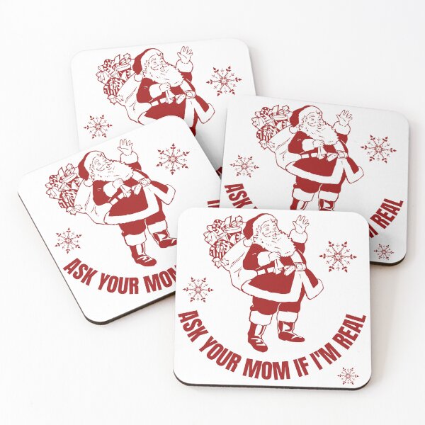 Item preview, Santa - Ask your mom if I'm real designed and sold by Hauntcade Shop.