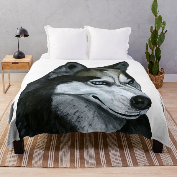 Item preview, Blue-Eyed Husky || Watercolor Art by Sulazen designed and sold by SULAZEN.