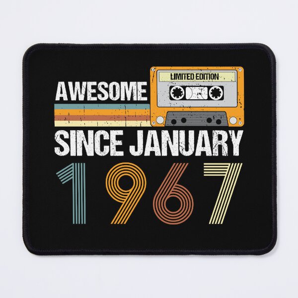 Item preview, Awesome Since January 1967 | 56th Birthday Gifts | 56 Years Old Gifts designed and sold by AMINE ★★★★★.