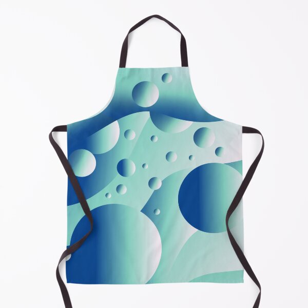 Item preview, Floating bubbles modern graphic turquoise  designed and sold by TipTopTapo.