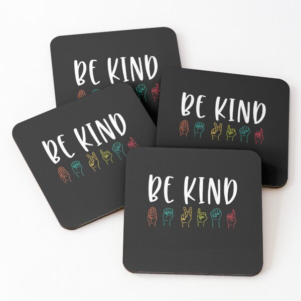 Item preview, SIGN LANGUAGE BE KIND  designed and sold by KIRA BROWN.