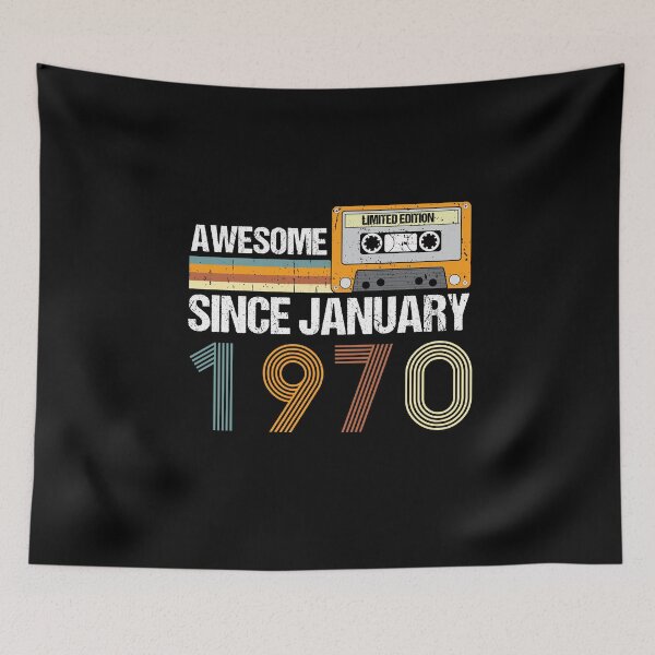 Item preview, Awesome Since January 1970 | 53th Birthday Gifts | 53 Years Old Gifts designed and sold by AMINE  ★★★★★.
