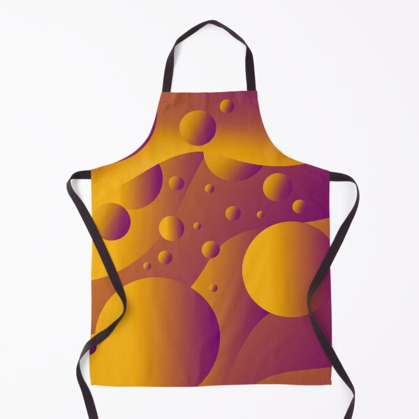 Item preview, Floating bubbles modern graphic orange  designed and sold by TipTopTapo.