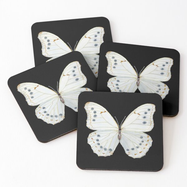 Item preview, White Butterfly || Watercolor Art by Sulazen designed and sold by SULAZEN.