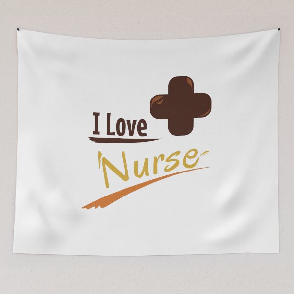 Item preview, I love nurse designed and sold by AboutIm4U.
