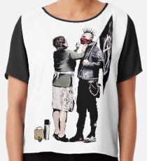 Banksy - Anarchist And Mother Chiffon Top