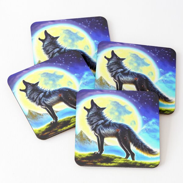 Item preview, Black Wolf Moon  designed and sold by MMwolfdogden.