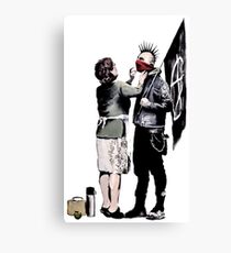 Banksy - Anarchist und Mutter Leinwanddruck