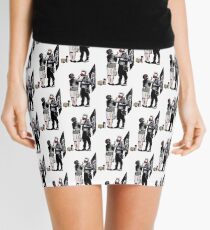 Banksy - Anarchist And Mother Mini Skirt