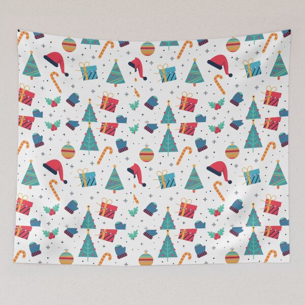 Item preview, Christmas Times _ With Santa & Gifts designed and sold by AI-Collections.