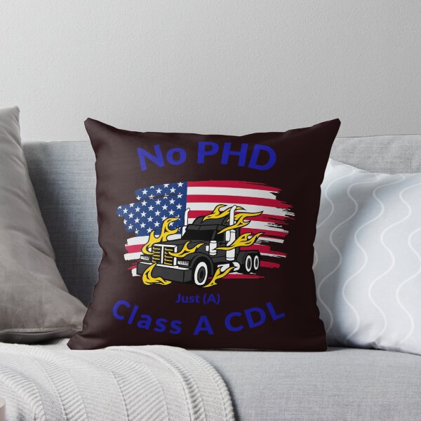 Item preview, Camionero estadounidense, sin doctorado Solo una Clase A CDL BlkB designed and sold by TeamsterLife.