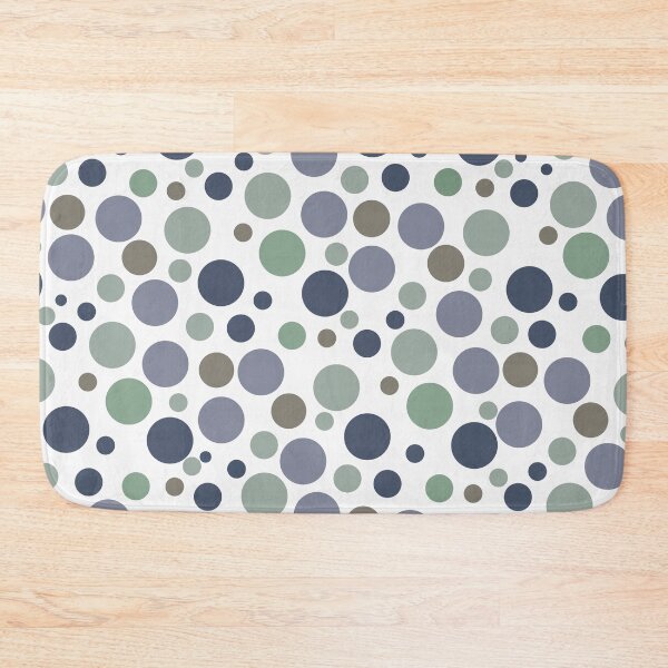 Item preview, Simple and Modern Subdued Bright Green, Purple and Blue Polka Dot Pattern  Texture designed and sold by Christopher  McGuire.