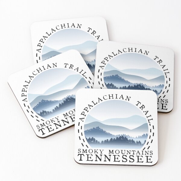 Item preview, Appalachian Trail Hikers Hiking at Smoky Mountains Tennessee designed and sold by CharJens.