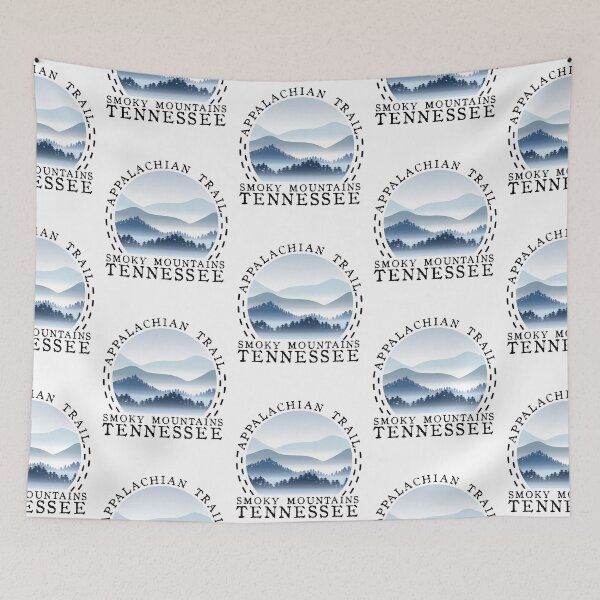Item preview, Appalachian Trail Hikers Hiking at Smoky Mountains Tennessee designed and sold by CharJens.